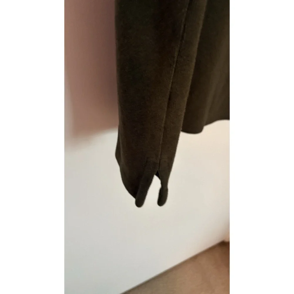 VTG 90s Polo Ralph Lauren Mens Sz L Olive Green Knit 1/4 Zip Sweater Purple Pony